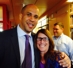 Epilepsy Foundation's Pam Conford with Sen. Cory Booker in Support of CARERS Act
